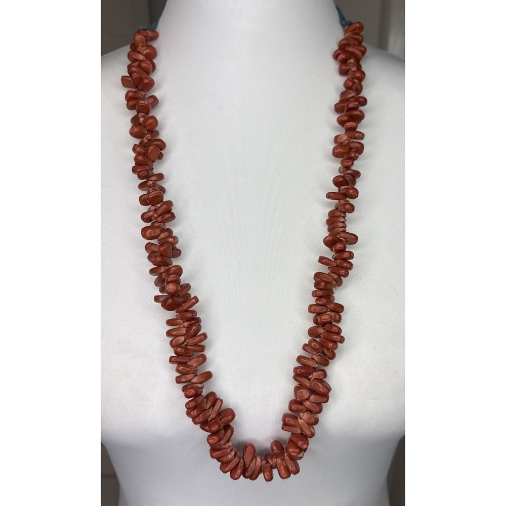 Corn Beaded Necklace Harvest Natural Dried Leather Vintage Native American Boho